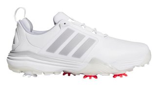 Adidas Adipower 26 zapatos de golf para hombre, blanco/plata