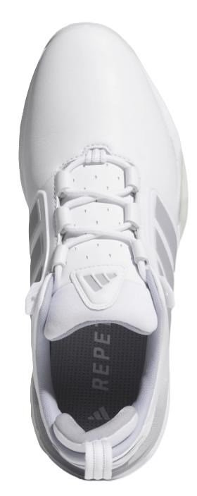 Adidas Adipower 26 zapatos de golf para hombre, blanco/plata