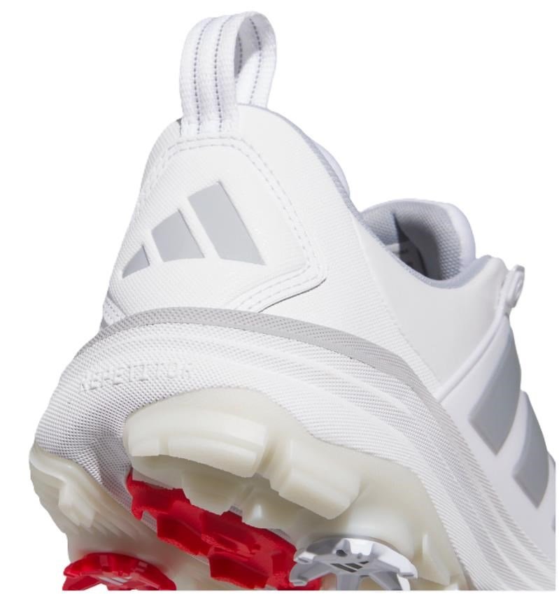 Adidas Adipower 26 zapatos de golf para hombre, blanco/plata