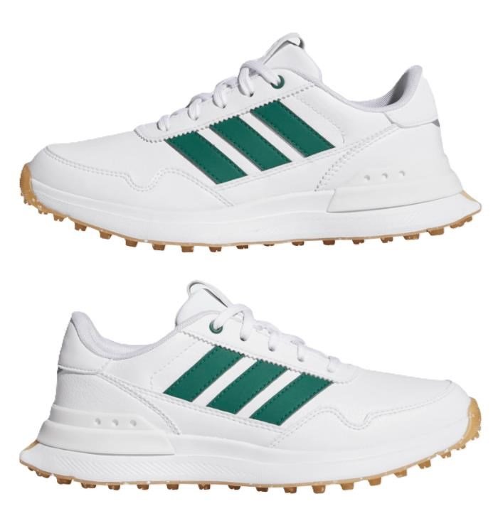 Adidas S2G 26 Spikeless zapatos de golf júnior, blancos