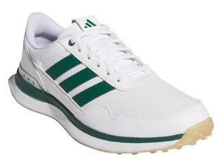 Adidas S2G 26 Leather Spikeless zapatillas de golf para hombre, blancas