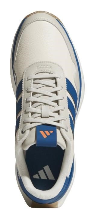 Adidas S2G 26 Leather Spikeless zapatos de golf para hombre, blanco/azul