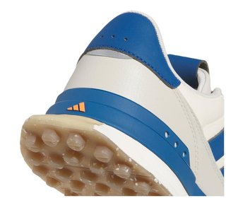 Adidas S2G 26 Leather Spikeless zapatos de golf para hombre, blanco/azul
