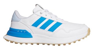 Adidas S2G 26 Spikeless zapatos de golf junior sin clavos, blancos