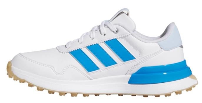 Adidas S2G 26 Spikeless zapatos de golf junior sin clavos, blancos