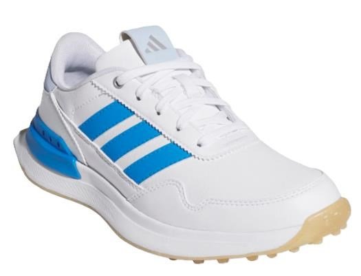Adidas S2G 26 Spikeless zapatos de golf junior sin clavos, blancos