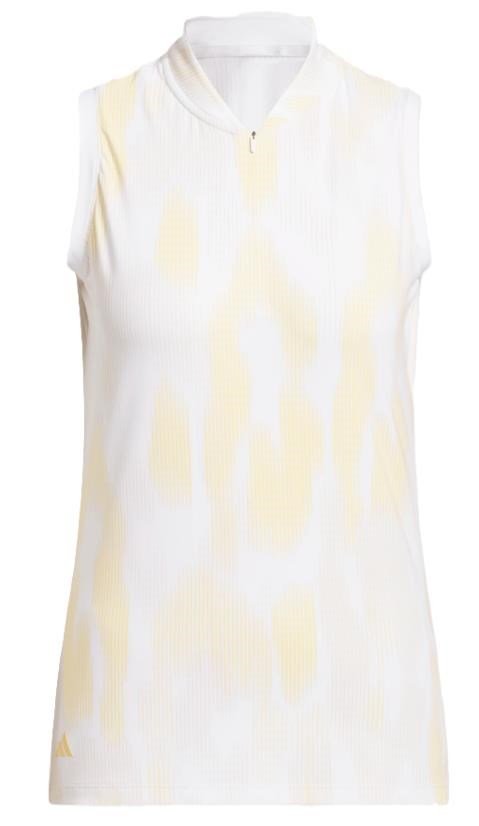 Adidas Ultimate365 Tour Printed Sleeveless polo de mujer, seicta