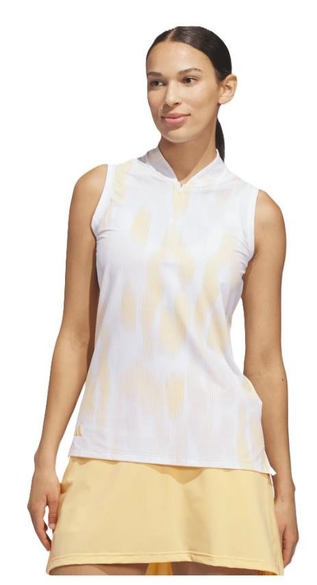 Adidas Ultimate365 Tour Printed Sleeveless polo de mujer, seicta