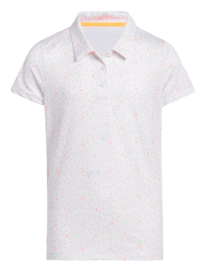 Adidas Print junior polo infantil, blanco