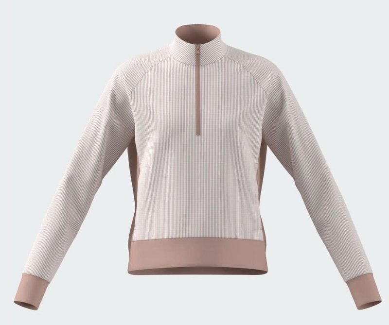 Adidas Textured Layer junior sudadera, blush pink