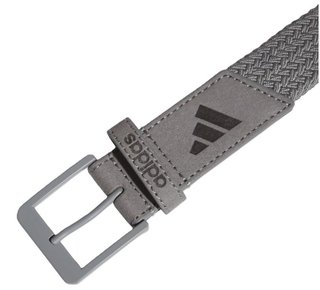 Adidas Braid Stretch cinturón para hombre, gris