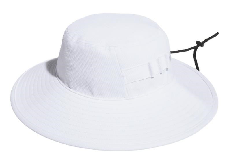Adidas Wide Brim Crst unisex sombrero, blanco