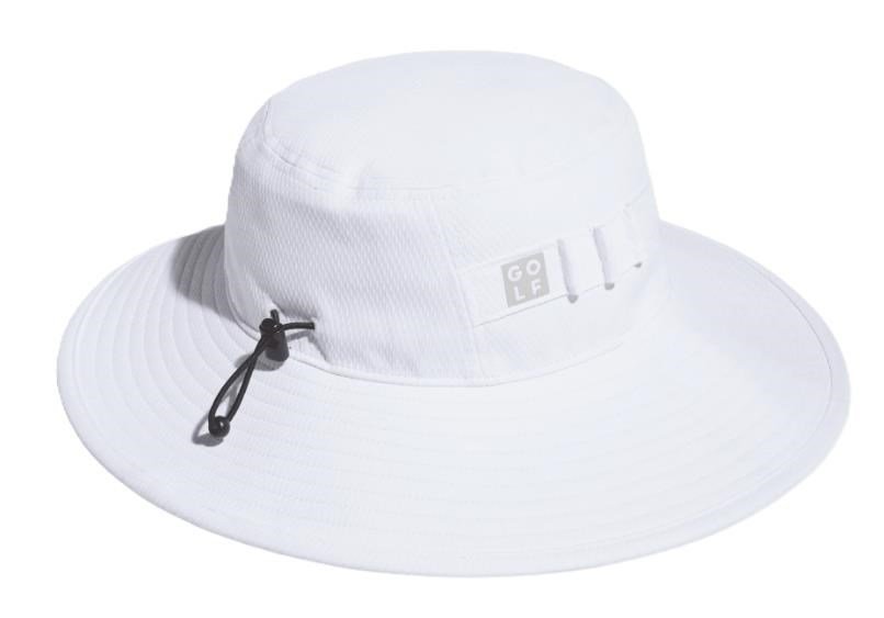 Adidas Wide Brim Crst unisex sombrero, blanco