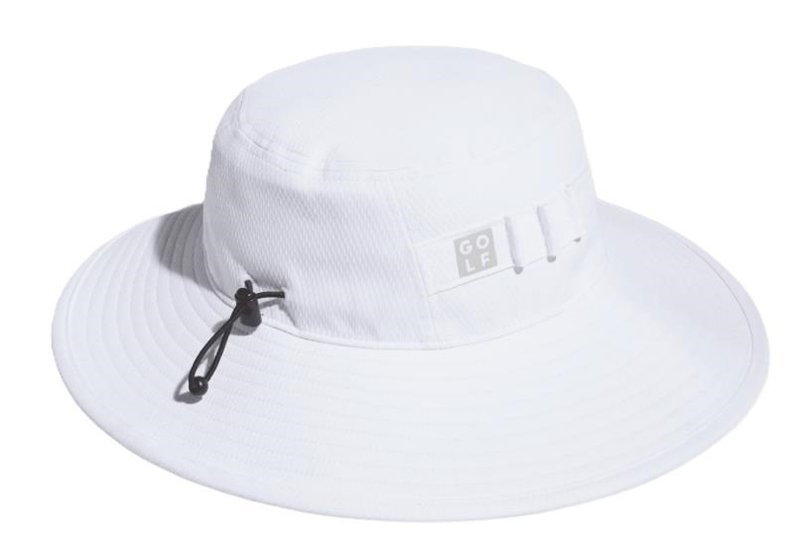 Adidas Wide Brim Crst unisex sombrero, blanco