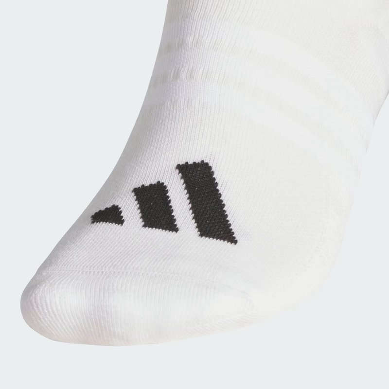 Adidas Performance No Show calcetines de golf para hombre (3 pares), blanco/gris/negro