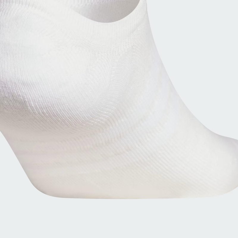 Adidas Performance No Show calcetines de golf para hombre (3 pares), blanco/gris/negro