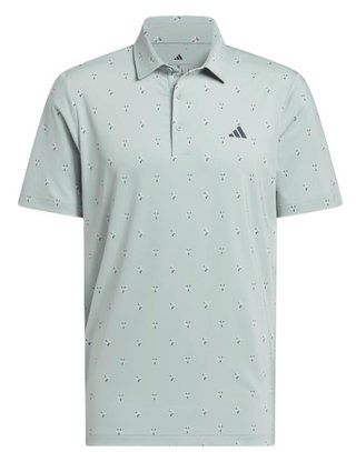 Adidas Ultimate365 Essence Print polo de hombre, wonder sage