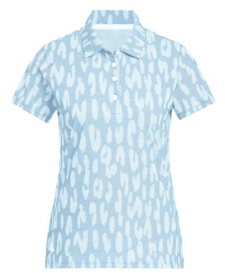 Adidas Ultimate365 Jacquard polo de mujer, azul/blanco