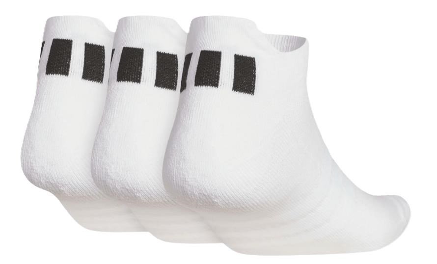Adidas calcetines unisex tobilleros (3 pares), blancos