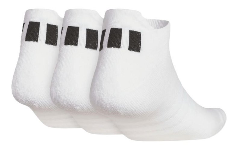 Adidas calcetines unisex tobilleros (3 pares), blancos