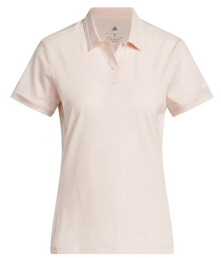 Adidas Ultimate365 Tour Twistknit polo de mujer, blush pink