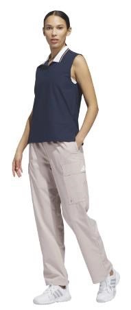 Adidas Beyond The Course Twistknit polo de mujer, navy/dusky orange