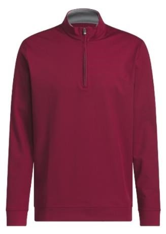 Adidas Ultimate365 Classic Quarter-Zip sudadera de hombre, burgundy