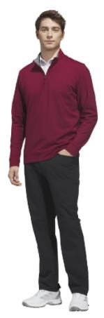 Adidas Ultimate365 Classic Quarter-Zip sudadera de hombre, burgundy