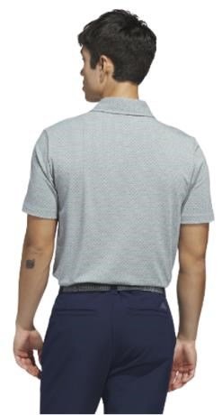 Adidas Ultimate365+ Go-To Print polo de hombre, wosa/navy