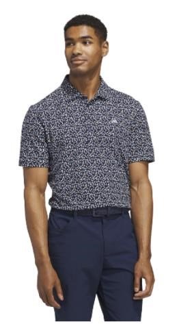 Adidas Ultimate+ Print polo de hombre, navy/white