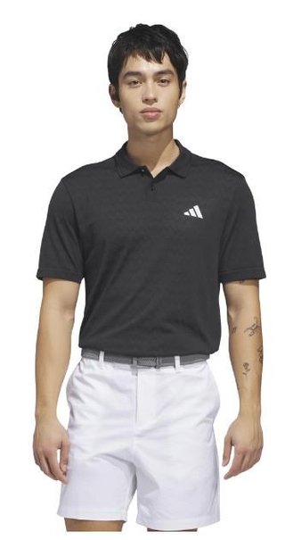 Adidas Tour Seamless polo de hombre, negro/carbón