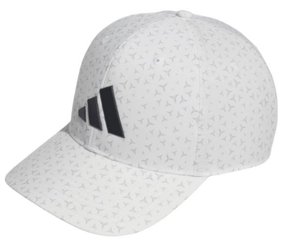Adidas Tour Print gorra de hombre, blanca