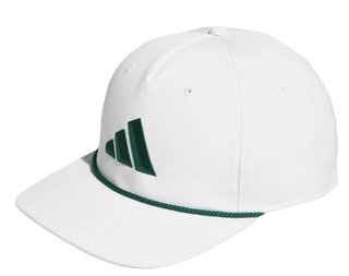 Adidas Tour 5-panel gorra de golf para hombre, blanco/verde