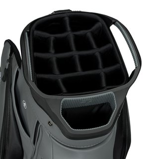 TaylorMade Deluxe cart bag, negro/gris