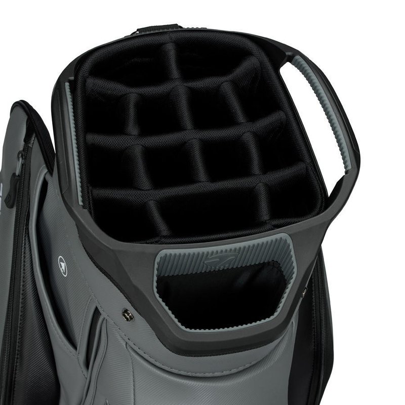 TaylorMade Deluxe cart bag, negro/gris