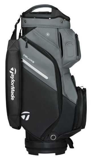 TaylorMade Deluxe cart bag, negro/gris