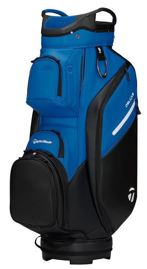 TaylorMade Deluxe cart bag, negro/azul