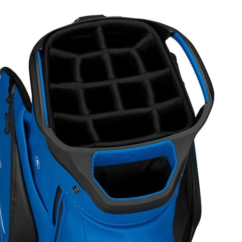 TaylorMade Deluxe cart bag, negro/azul