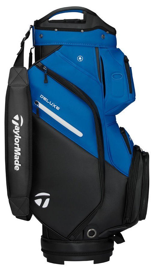 TaylorMade Deluxe cart bag, negro/azul