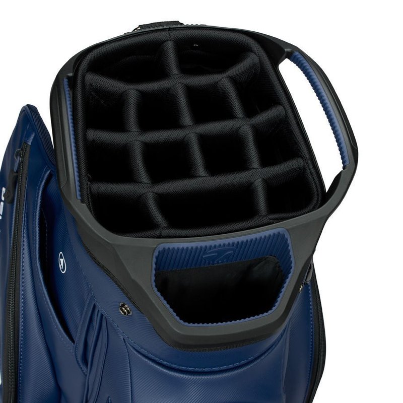 TaylorMade Deluxe cart bag, azul marino