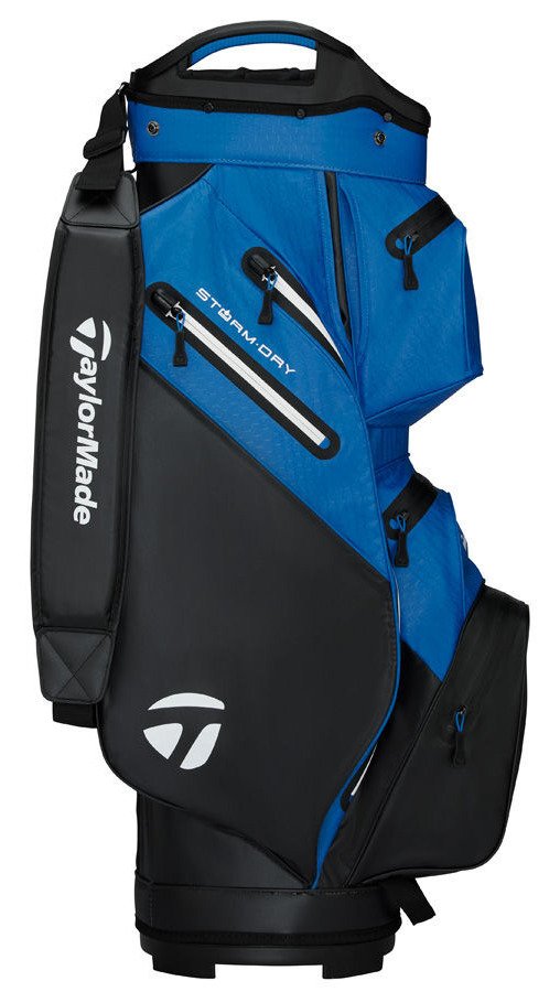 TaylorMade Storm Dry cart bag, negro/azul