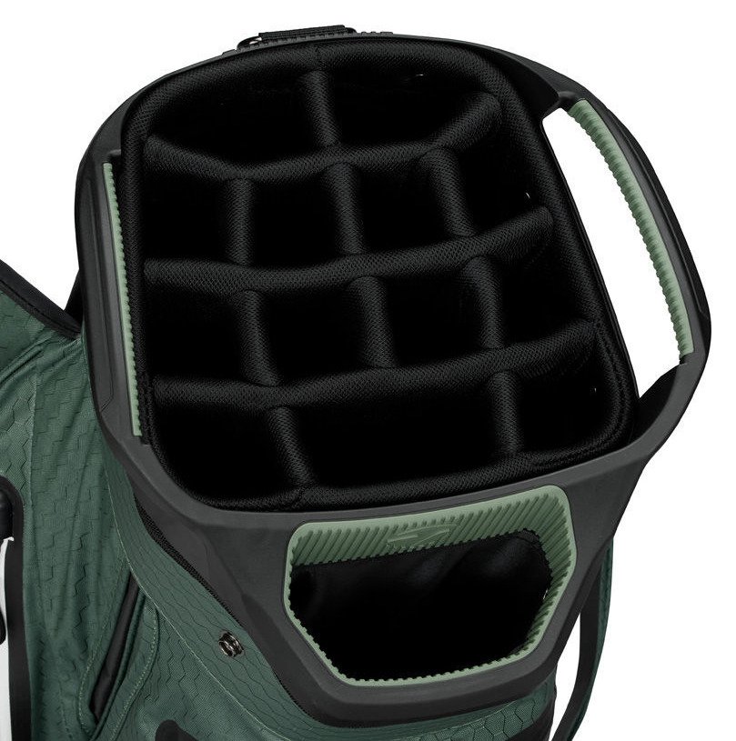 TaylorMade Storm Dry cart bag, negro/dark sage