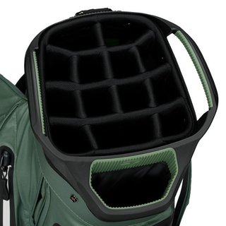 TaylorMade Storm Dry cart bag, heritage icon dark sage