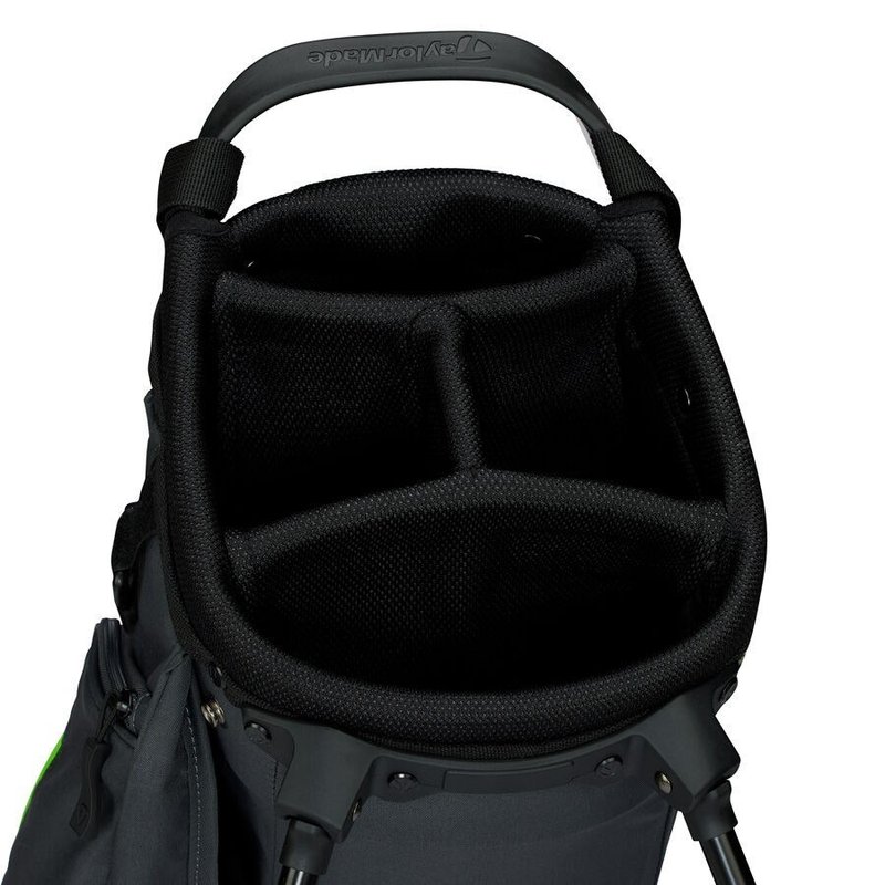 TaylorMade FlexTech stand bag, gris/verde neón