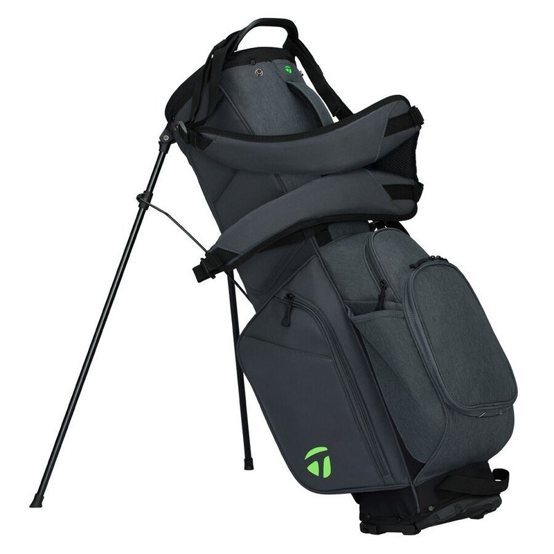 TaylorMade FlexTech stand bag, gris/verde neón