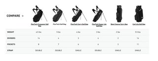 TaylorMade FlexTech stand bag, gris/verde neón