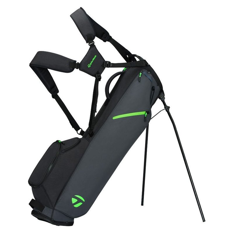 TaylorMade FlexTech Carry stand bag, gris/negro/verde neón