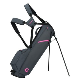 TaylorMade FlexTech Carry stand bag, gris/rosa neón