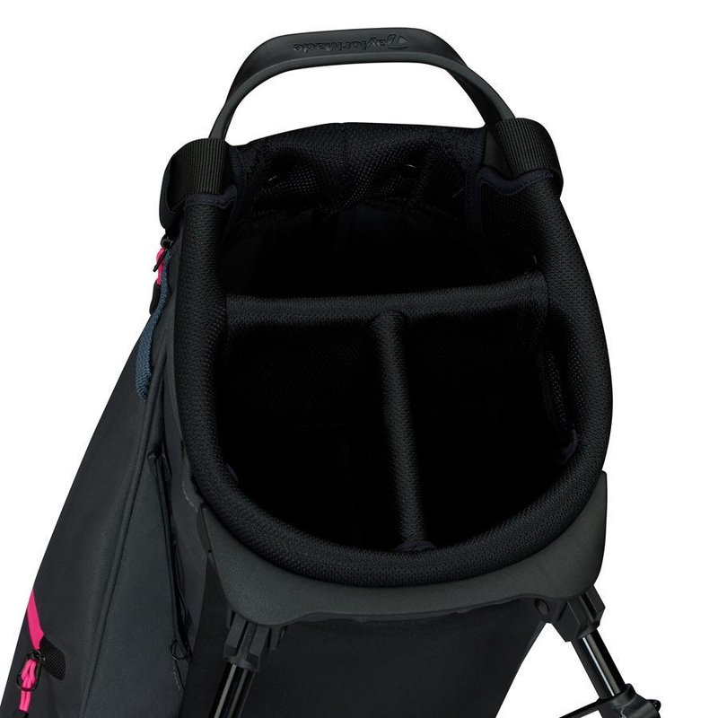 TaylorMade FlexTech Carry stand bag, gris/rosa neón