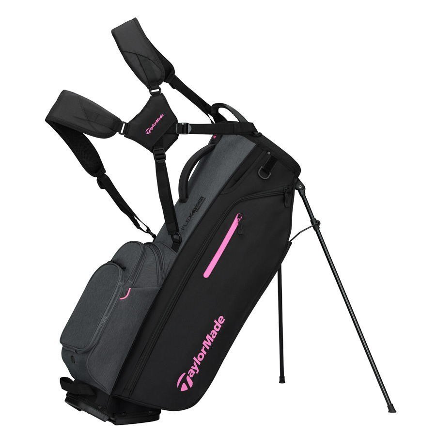 TaylorMade FlexTech Crossover stand bag, gris/rosa/negro